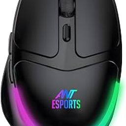 Ant Esports GM325 PRO Mini Wireless Static RGB Gaming Mouse, 2.4G Wireless, 5 Buttons, USB Nano Receiver, Black-15