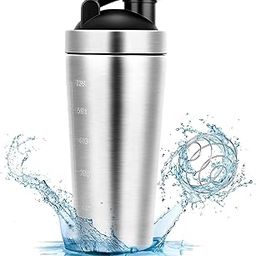 ikum Stainless Steel Protein Shaker Bottle With Scale, Shake With Blending Ball for Workout, Shaker Cup 750 ml,100% Leakproof Stylish Shaker, Bottle for Sports, Fitness and Gifts, Gym Bottle (1)-image-17