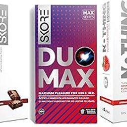 Skore Nothing 10s Chocolate, Strawberry, Duomax 3 pack-3