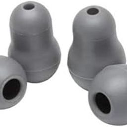 Gray Deluxe Large Size Stethoscope Ear Knobs (4)-9