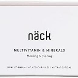 Näck Mutivitamin & Mineral Dual Formula | Morning & Evening Formula | Superior Absorbency | 100% RDA for 21 Essential Vitamins and Minerals | 60 Veg Capsule-22
