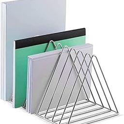 VK15 COLLECTION 9 Slot Triangle Rack for Newspapers Files Folders Organizing Magazine Books Desk Space Organizer Case Book Stand Perfect For Study Table Office (Pack of 1)-11