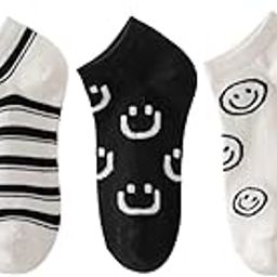 Socks for Women | Ankle Length No Show Low Cut Trendy Printed Socks | Free Size Combo Knitted Cotton Socks for Ladies | Girls Womens Socks (SK1018A, Pack of 5, Multi-color)-image-26