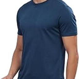 DOMIN8 Men's Lightweight Super Smooth Wrinkle Resistant Jacquard T Shirt | Stylish Tshirts for Men | Soft & Comfortable Tshirts for Men | Tshirt for Gym, Running.-image-42