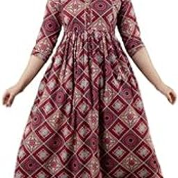 Women's Cotton Floral Printed Anarkali Maternity Feeding Kurti-image-72