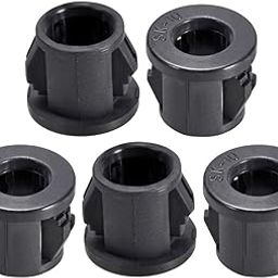 uxcell 10mm Mounted Dia Snap in Cable Hose Bushing Grommet Protector Black 5pcs-image-96