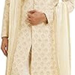 Men's Art Silk Moti work Dupatta (1pc)-40