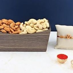 SFU E Com Dry Fruit Hamper For Rakshabandhan Gift | Dry Fruit And Rakhi For Brother | Dry Fruit Basket Hamper | 80-72