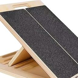 MERISHOPP Slant Board Calf Stretcher Folded Wooden Calf Incline Board for Yoga Workout| Sports Equipment | Outdoor Sports Gear | Exercise Gear-image-25
