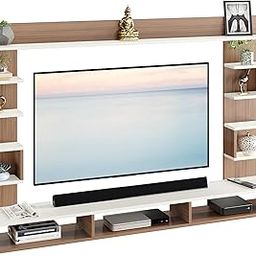 FURNEASER Steven Engineered Wood Wall Mount TV Unit/Set Top Box Stand with Display Shelves/Modern Tv Rack/Cabinet/Showcase for 43 inch TV (LH)-image-32