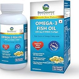 Omega 3 Fish Oil,(Upgraded EPA & DHA), 1000mg of Omega 3 capsule for healthy lipid profile, Free from Heavy Metals, PCBs, & Dioxins, No fishy smell, No burping, 60 softgels-19