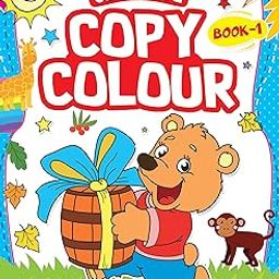 Ultimate Copy Colour Book 1 for Kids age 2 -6 years | Drawing, Colouring, Copy Colour Book [Paperback] Dreamland Publications-37