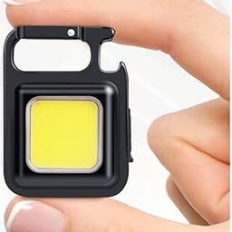 Keychain LED Light 2-Hours Battery Life with Bottle Opener, Magnetic Base and Folding Bracket Mini COB 1000 Lumens Rechargeable Emergency Light for Fishing,Walking, Camping-picture-34