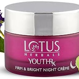 Lotus Herbals YouthRx Firm & Bright Night Cream | Bakuchiol Retinol & Vitamin C | Anti Ageing & Brightening | 50g-image-20