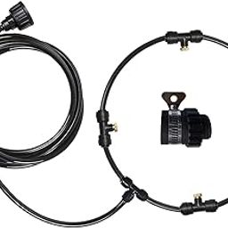bnf®Outdoor Fan Misting Cooling System with Adapter PP Adapter 12inch|Home & Garden | Home Improvement | Heating, Cooling & Air-image-32