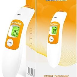 Non Contact Infrared Thermometer - Digital Forehead Thermometer with Fever Alarm, LCD Display, and Memory Function - Ideal for Home Use-18