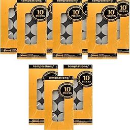Long Time Burning Unscented Tealight Candle Burn Time 6-7 Hours with Free Car Freshener|| Candle || Tealight || Unscented || Festival Candle. (Pack of 100)-image-6