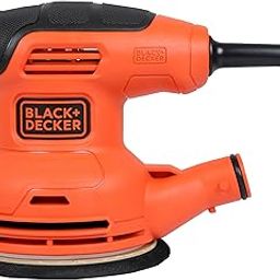 BLACK+DECKER BEW210-QS, 230V, 0-13000 RPM, 4-in-1 Corded Electric Multi-Sander With 2 Orbital Bases, Finger Sanding Attachment and Sanding Sheets, Orange and Black-picture-30