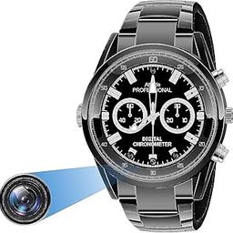 Asleesha Smart Wrist Watch Camera 1080p Video and Audio Indoor Outdoor Recording, Good Looking Hand Watch Inbuilt 32GB Card Black-18