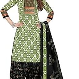 Women's Cotton Printed Stitched Patiyala Salwar Suit Set-image-106