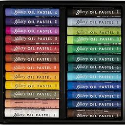 Mungyo Gallery Artists' Soft Oil Pastels-24 Colors,Multicolor-13
