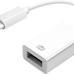 RuhZa USB C to USB Camera Adapter Compatible with iPhone15/iPad/Mac/Laptop, Type-c to USB Adapter, Female USB 3.0 OTG Cable Adapter Support Connect Camera,USB Flash Drive,Card Reader,Keyboard, Mouse-10
