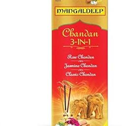 Mangaldeep Chandan 3in1 Agarbatti - Soothing Fragrances of Classic Chandan, Rose Chandan & Jasmine Chandan (226g)-32