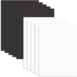 AUEAR, 12x16 Uncut Matte Boards, White and Black Backing Boards for Frames, Pictures, Arts - 10 Pack-image-46