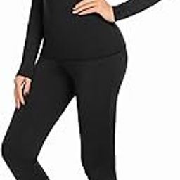 Women's Thermal Underwear Sets Long Johns Base Layer Lightweight Thermals 2 Pieces Set-image-19