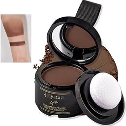 My Colors Hairline Powder Root Touch Up Hair Powder, Helps Cover Grey Roots & Bald Spots Instantly, Highly Pigmented Hairline Shadow Root Cover Up Hair Toppers for Women & Men (BROWN, 4g)-image-39