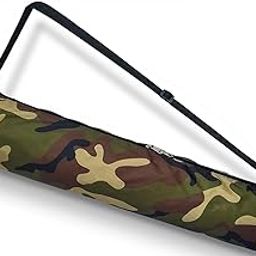 Panchtatava Full Zipper Yoga Mat Kit Bag, Exercise Mat Carry Bag with Broad Shoulder Strap-Military Green (Trendy Military Large Pattern, Military-Pack of 1)-picture-3