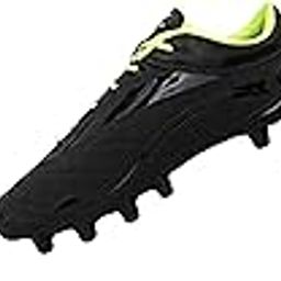 Nivia Storm Football - Size 5 (Yellow), Rubber & 1229BK Airstrike Football Stud for Mens (Black Green)-picture-8