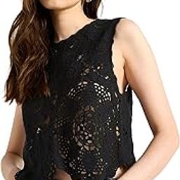 Women Embroidery Sleeveless Knit Boho Crochet Vest Crop Cami Tank Top 157-image-19