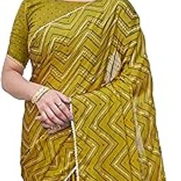 Women Ready to Wear Chiffon Georgette Saree with Blouse Piece | Readymade 1 Minute Sarees | Pre Draped Sari-image-2