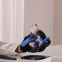 Syrebo Smart Data Gloves, Dighital hand excercise Equipment with LCD display, Black and Blue (Right, L)-image-17