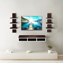 SAVYA HOME - TV Unit for Living Room, Set Top Box Stand, Wall Shelf, Book Shelf, Shelf Organizer, Large, Suitable for Upto 42 inch TVs-picture-17