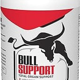 Bull Support | Total Organ Support | Natural & Science-Backed Formula For Heart, Liver & Kidney Health | Support Optimal Lipid Profiles | Improve Strength & Growth | 60 Capsules | FSSAI Approved-25