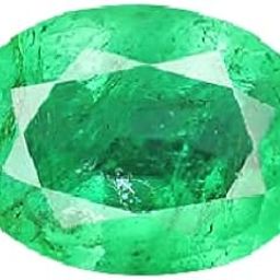 Panna Stone 5.5 Ratti Pure 5.00 Carat Green Emerald Stone Oval Shape Panna Columbian Origin Original Certified By Lab पन्ना रत्न Markatmani Pachu Ratan For Men & Women-picture-50