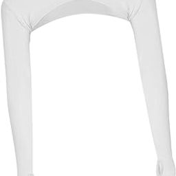 Meadawgs® Cooling Shawl with Thumb Hole Golf Sleeves Long Sleeves for Women Men Summer White|Sporting Goods | Team Sports |Protective Gear|1 Long Sleeve Arm Sleeves-picture-28