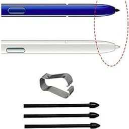 Verilux®Replacement Touch Stylus S Pen Refill Tool Kit for Samsung Galaxy Note 10 / Note10+Plus / Note20 / Note20+ Plus Tab S6/7, 5pcs Refill with 1 Tweezers(Black)-16