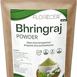 Florecer Bhringraj Powder Organic For All Hair Type | Skin And Hair Care - 100 Gram-30