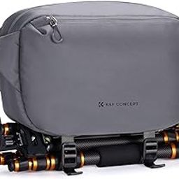 2 in 1 Sling Bag Everyday Shoulder Bag & Multifunction Photography Crossbody Camera DSLR Backpack Portable Bag, Cyan Grey, Fashion-6