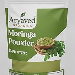 Aryaved Organics Moringa Powder | 50g | 100% Pure & Natural Superfood Packed with Antioxidants, Vitamins & Minerals to Boost Immunity, Energy, and Overall Wellness (Pack of 1)-image-90