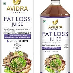 Avidra Herbals Fat Reducer Juice - 1000 ml | (Pack of 1) | 12 Powerful herbs for Weight Management | Amla, Harad, Daru Haridra | Aids Metabolism and Digestion-19