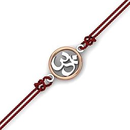 Men's Om 925 Sterling Silver Rakhi Bracelet for Raksha Bandhan For Brother-image-31