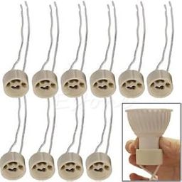 10pcs GU10 Ceramic Socket Holder Lamp Wire Connector Base-picture-32