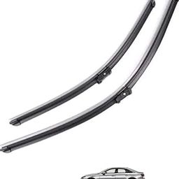 Accurate Front Wiper Blades for Audi A4,Q5, Size 24,20(Pack of 2)-26