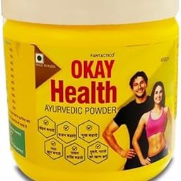Fantastico Okay Health Ayurvedic Weight Gainer & Muscle Gainer Powder for Male or Female (1 Pack 400gm)-image-85