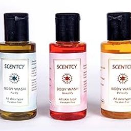 Scentcy Wedding Edition - Luxurious Body Wash Set for Pre-Wedding Gift || Specially Designed For Mehendi, Haldi And Pre-Wedding Bath || Long Lasting Frangance body wash pack of 3 | Premium Gift Hamper | Premium Gift Packaging 100% Vegan and Paraben Free-3