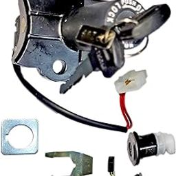 Deutsche Ignition lock kit for For Hero Splendor+ i3s BS-IV Consisting of Ignition Lock,Petrol Tank Lock & Tool Box Lock(2016 To 2019 Model) | 2 POLE 2 PIN-19